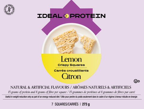 Ideal Protein Lemon Crispy Square